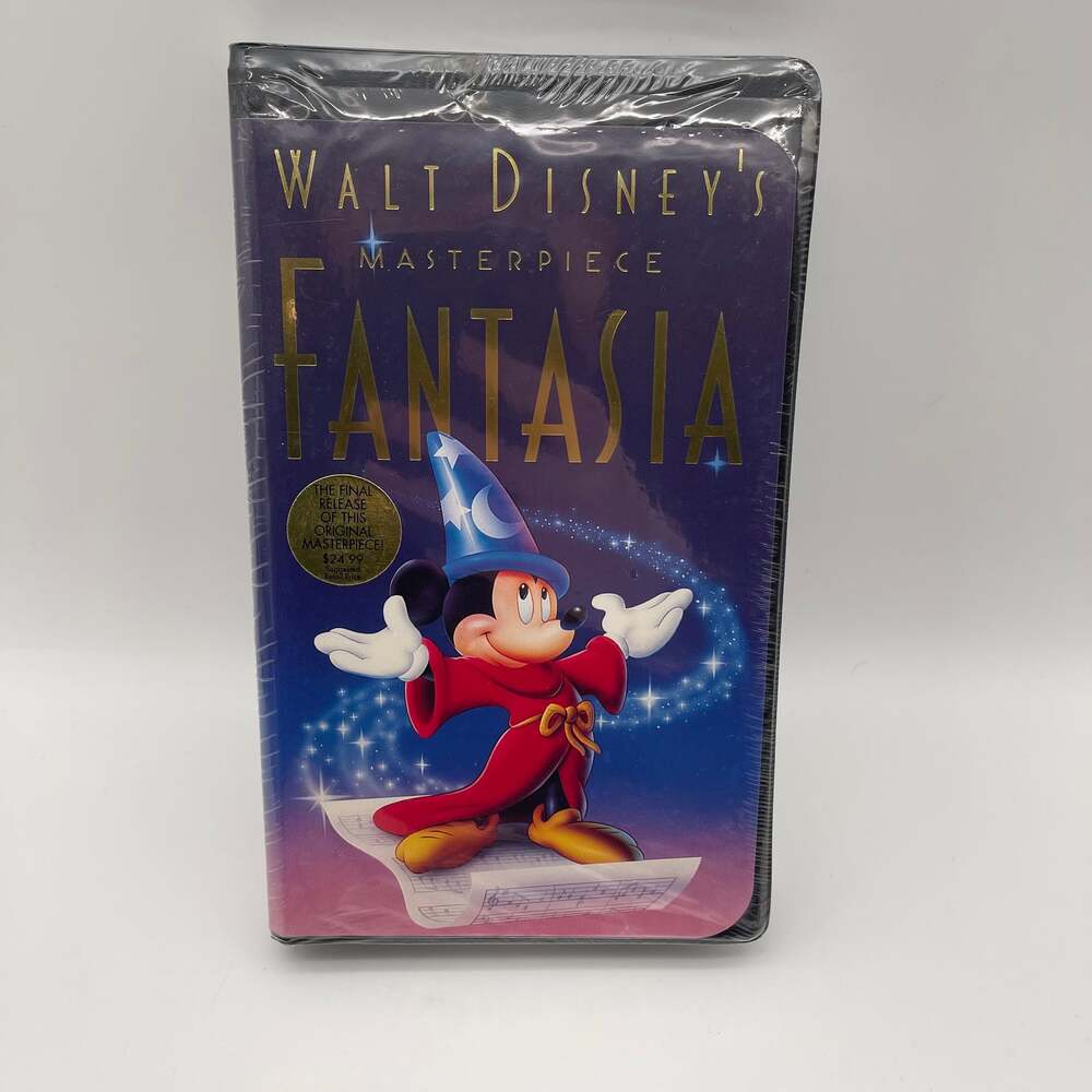 Walt Disney's Masterpiece Fantasia‎ VHS 1991 Factory Sealed Black Diamond #1132